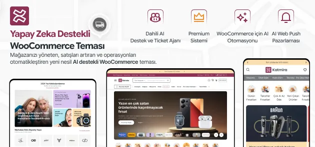 Katmira WooCommerce e-ticaret teması